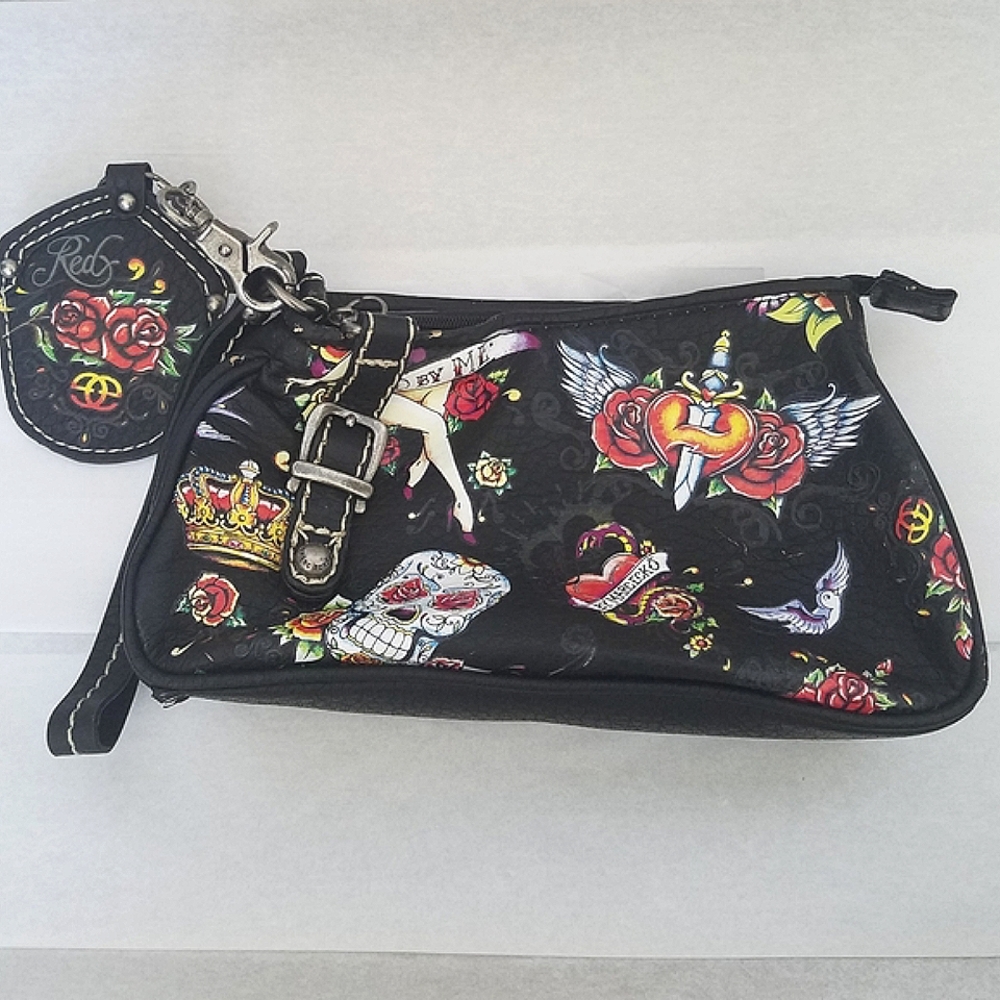 ☠HP☠ Marc Ecko Wristlet in Box - Picture 1 of 16
